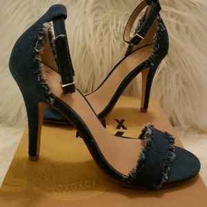 Mix No. 6 Denim Blue Heels